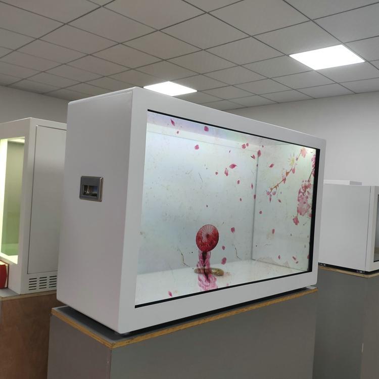 透明触控技术引领未来 瞻视电子65寸透明展示柜在酒店公寓显非凡实力